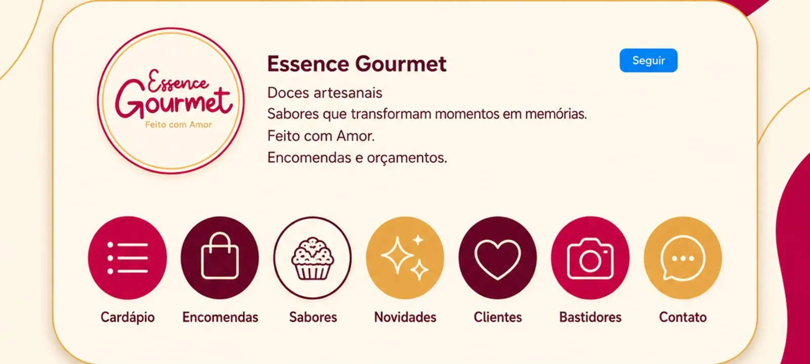 Essence Gourmet — Destaques do Instagram