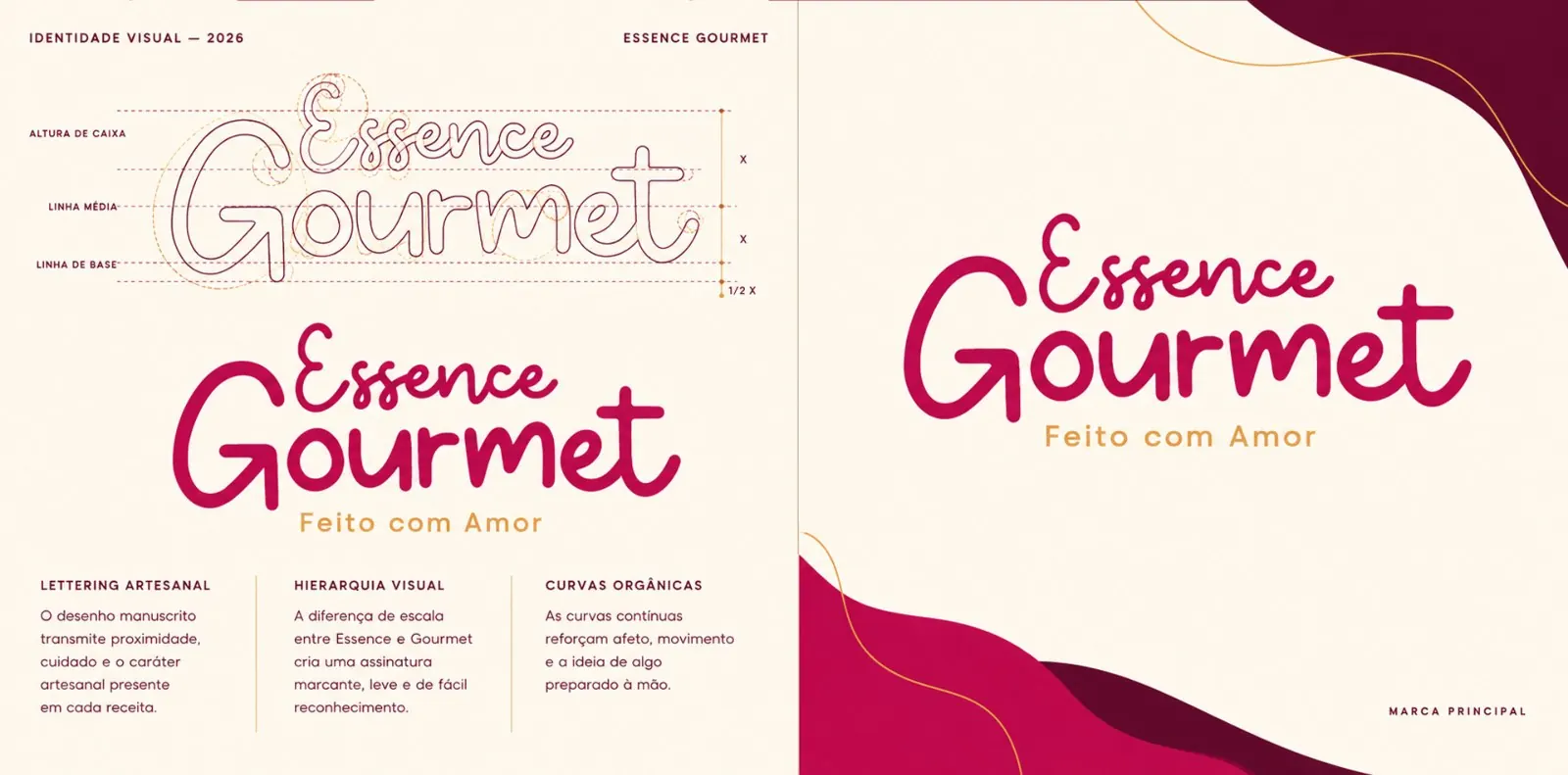 Essence Gourmet — Lettering