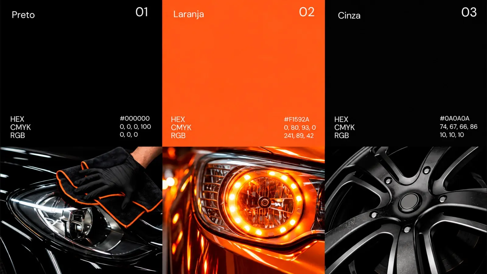 PH Studio Automotivo — Paleta